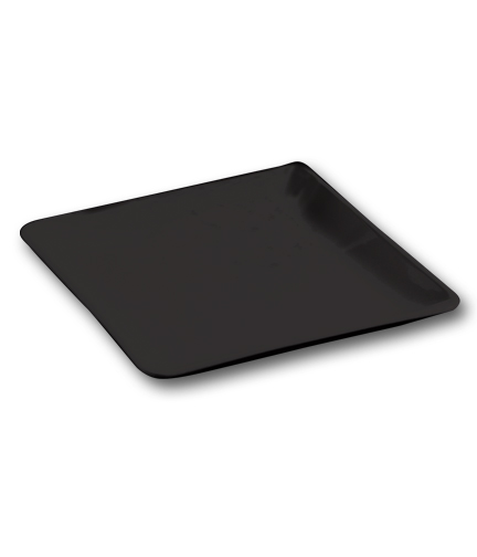 Square Black Ceramic PLatter 14" Sq.